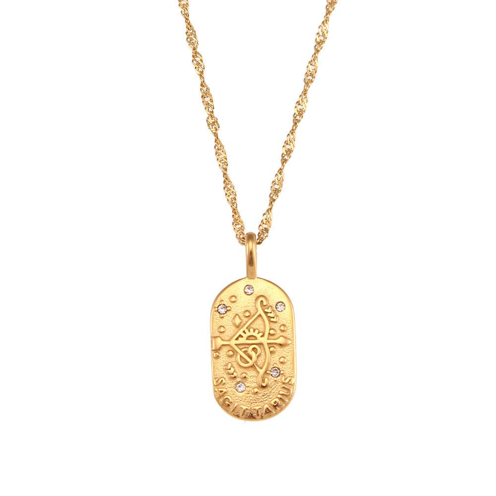 Sacred Tarot Zodiac Pendant - Jewelled Me