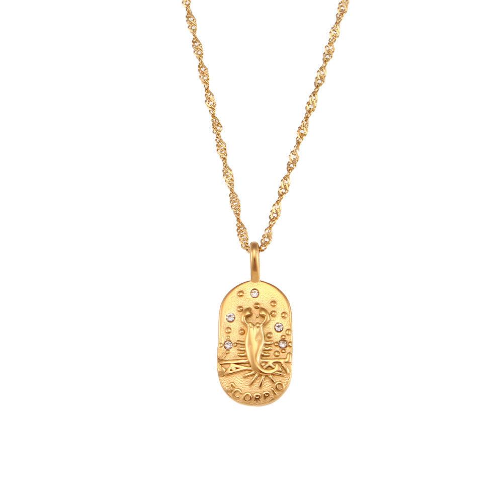Sacred Tarot Zodiac Pendant - Jewelled Me