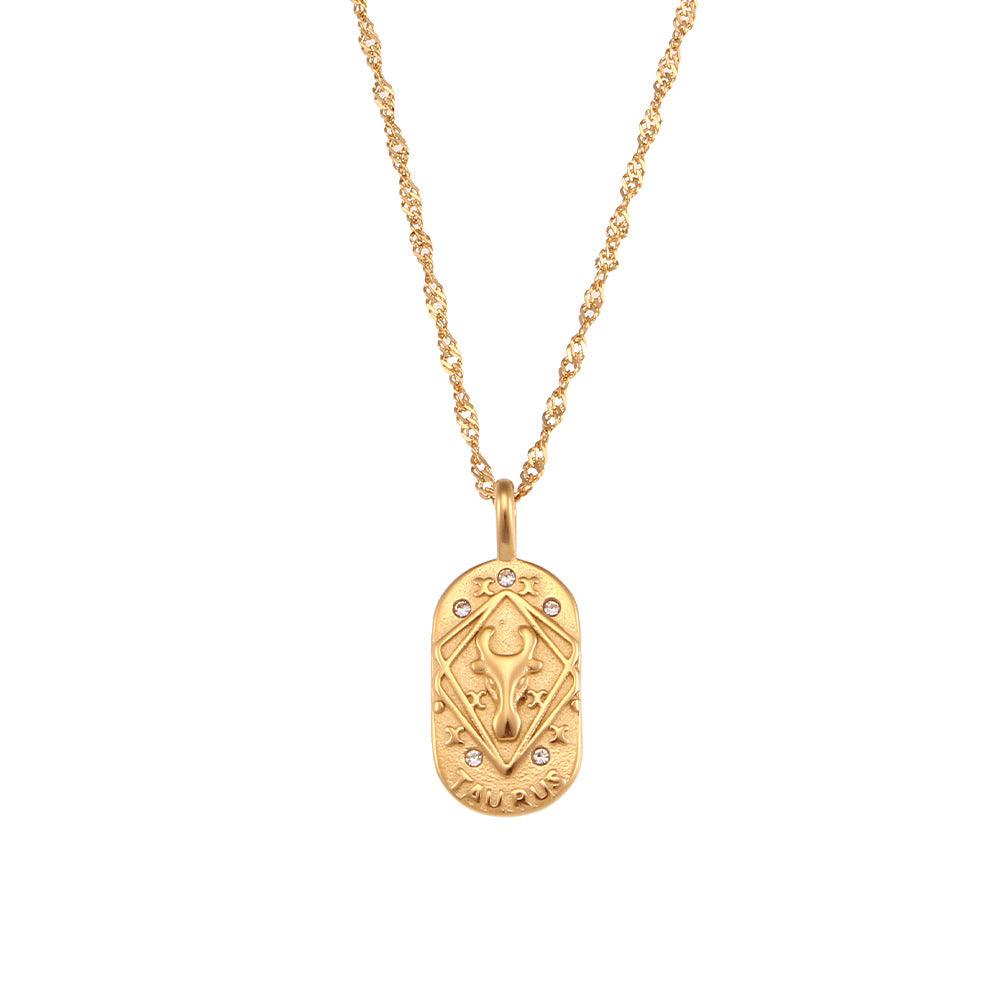 Sacred Tarot Zodiac Pendant - Jewelled Me