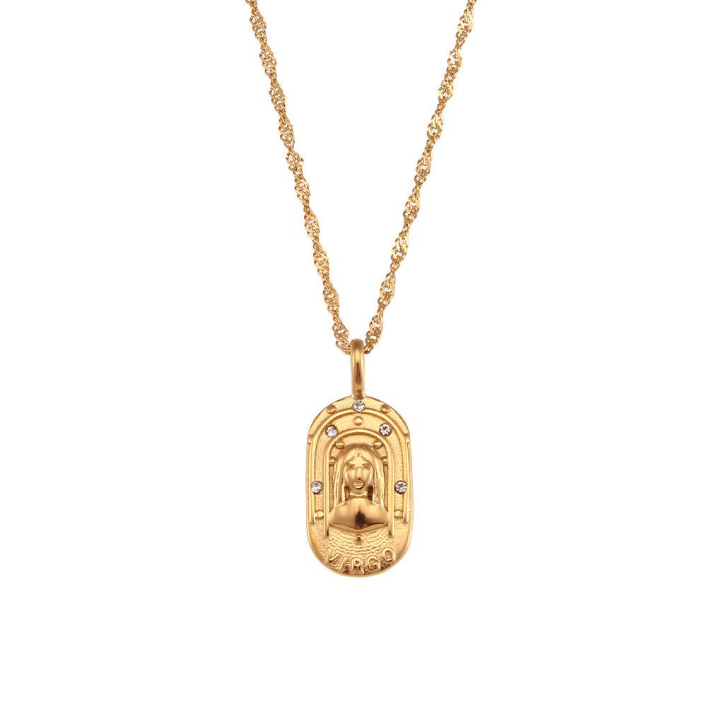 Sacred Tarot Zodiac Pendant - Jewelled Me