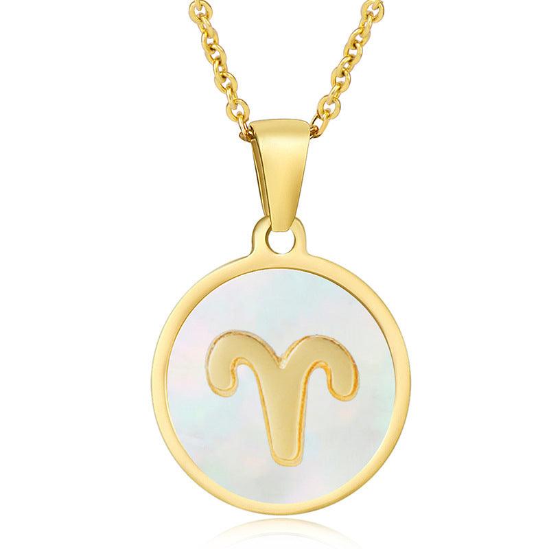 Cute Star Shell Zodiac Necklace - Jewelled Me