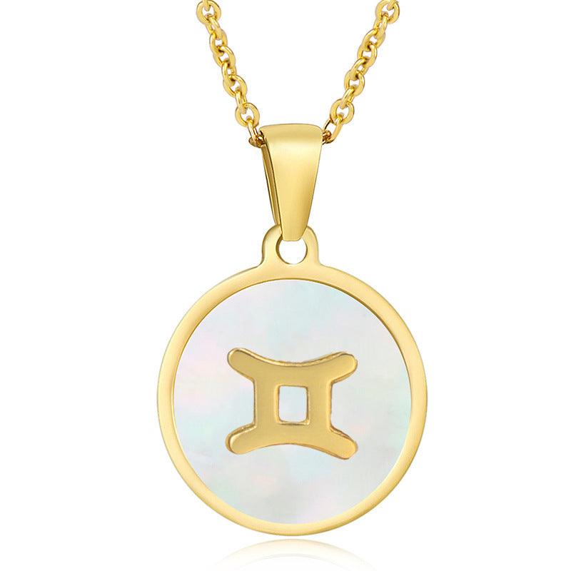 Cute Star Shell Zodiac Necklace - Jewelled Me