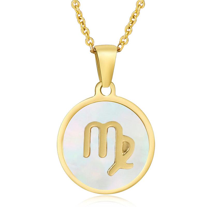 Cute Star Shell Zodiac Necklace - Jewelled Me