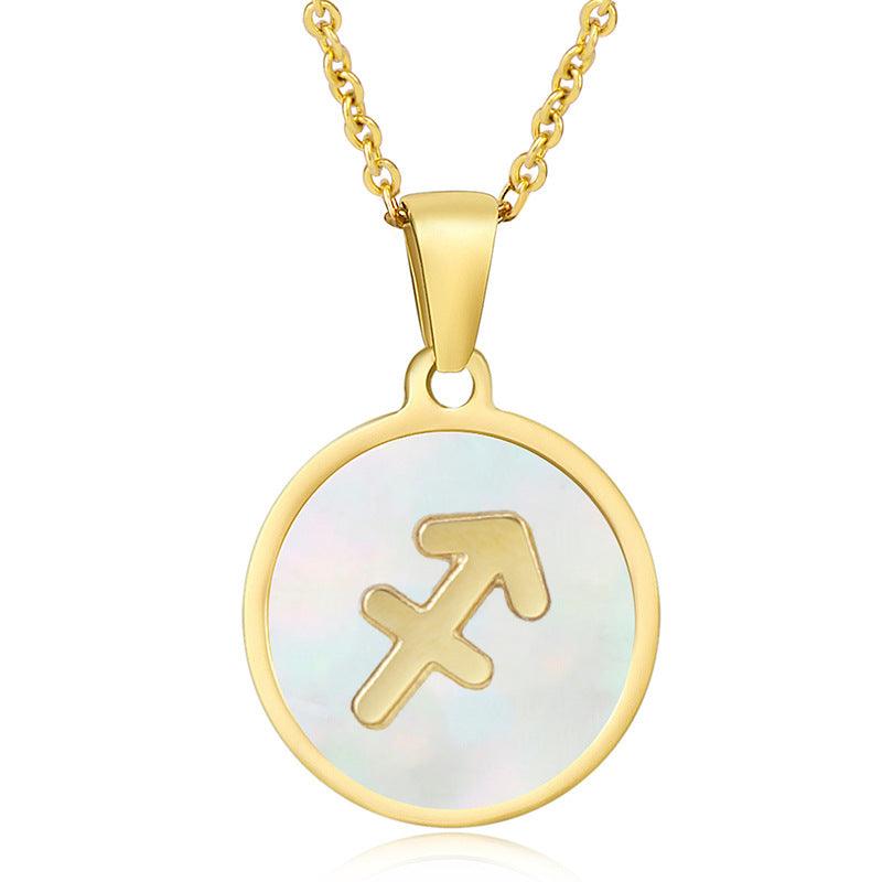 Cute Star Shell Zodiac Necklace - Jewelled Me