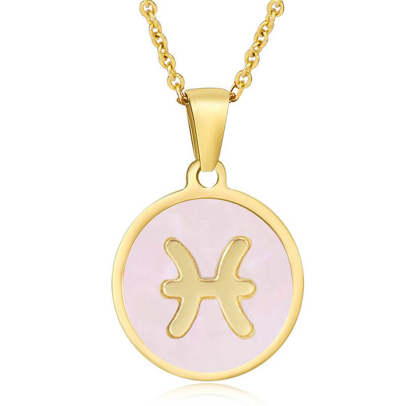Cute Star Shell Zodiac Necklace - Jewelled Me