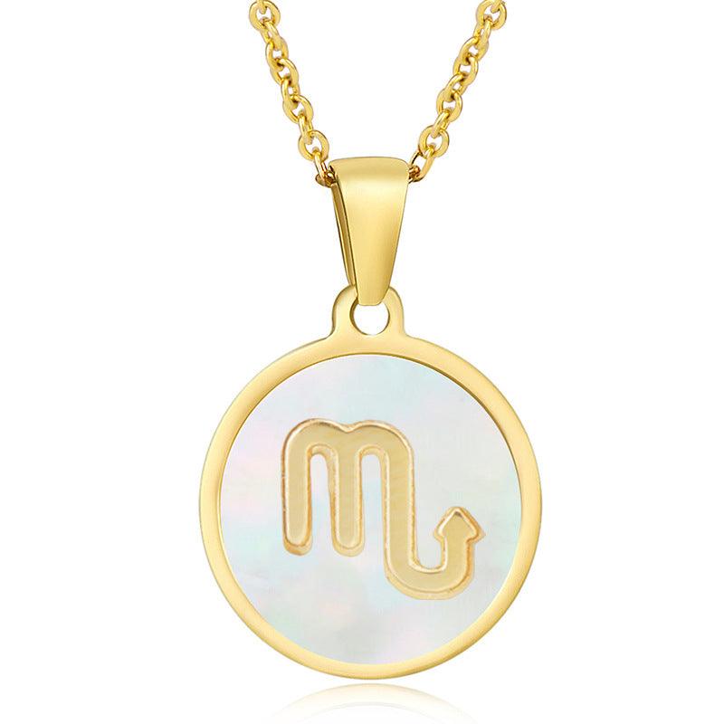 Cute Star Shell Zodiac Necklace - Jewelled Me