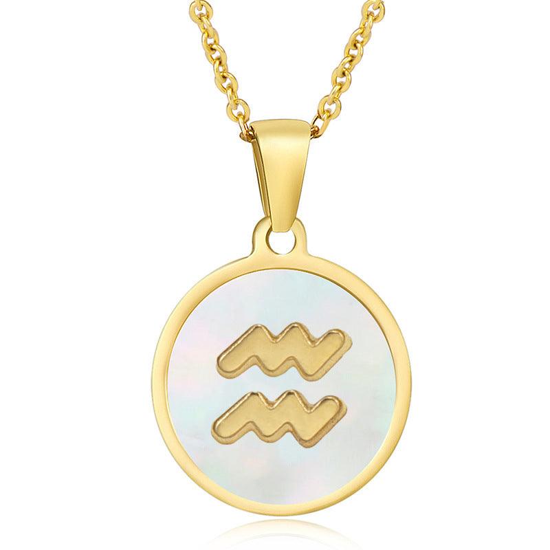 Cute Star Shell Zodiac Necklace - Jewelled Me