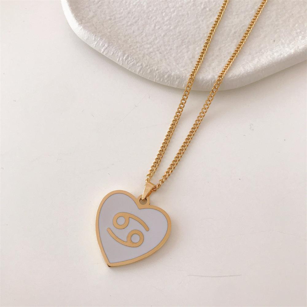 Coloured Zodiac Necklace - Jewelled Me