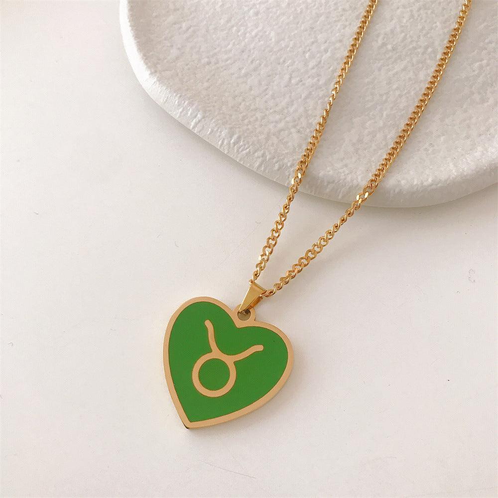 Coloured Zodiac Necklace - Jewelled Me