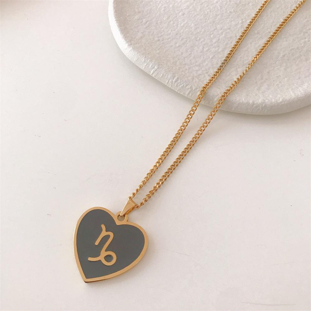 Coloured Zodiac Necklace - Jewelled Me