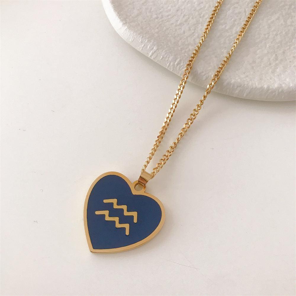 Coloured Zodiac Necklace - Jewelled Me