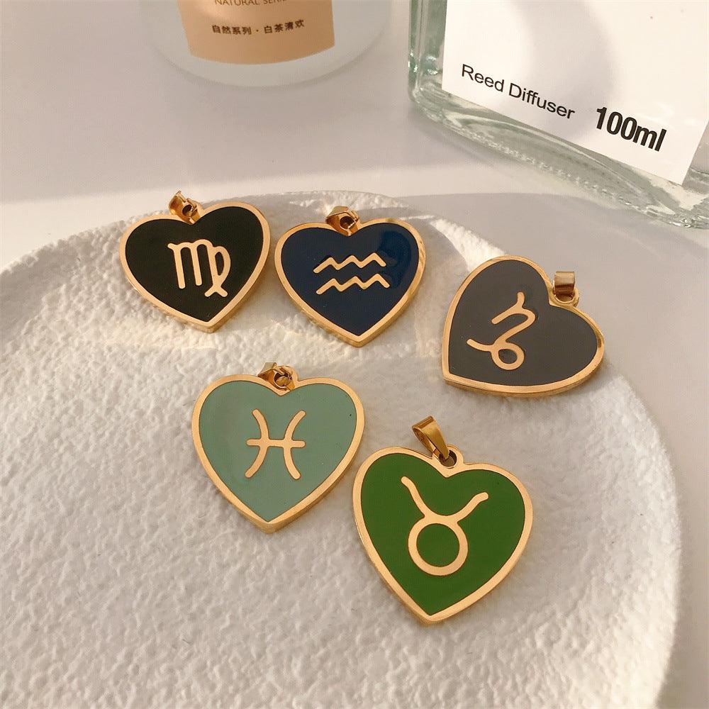 Coloured Zodiac Necklace - Jewelled Me