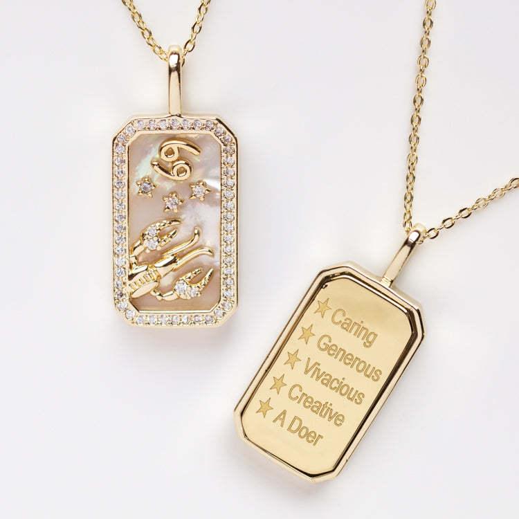 Venerated Jewelled Zodiac Pendant - Jewelled Me