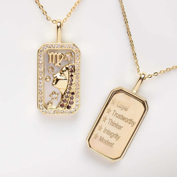 Venerated Jewelled Zodiac Pendant - Jewelled Me