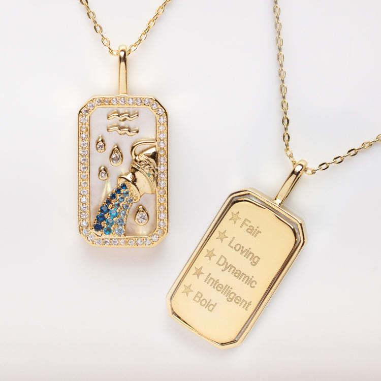 Venerated Jewelled Zodiac Pendant - Jewelled Me