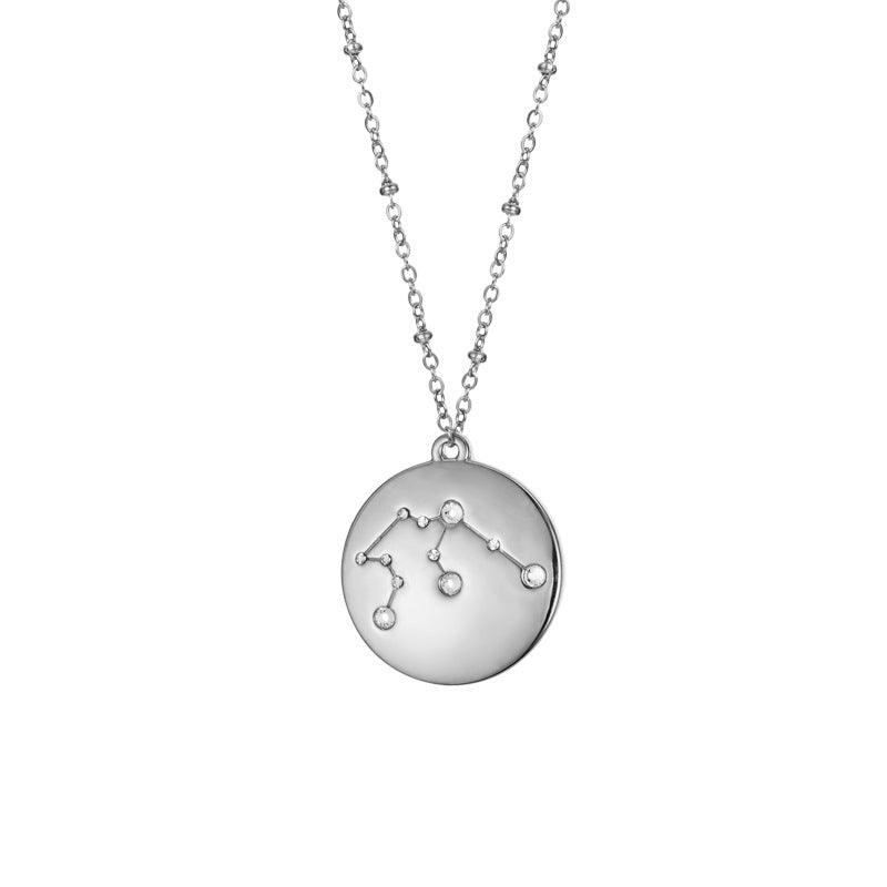 Geometric Disc Star Sign Necklace - Jewelled Me