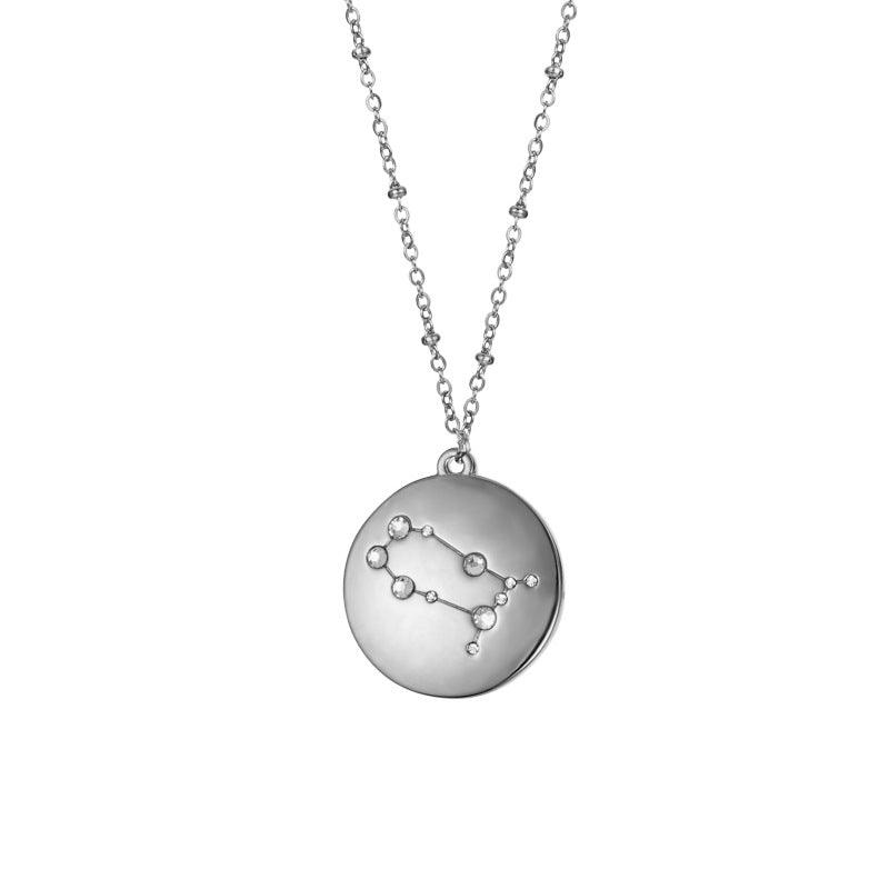 Geometric Disc Star Sign Necklace - Jewelled Me