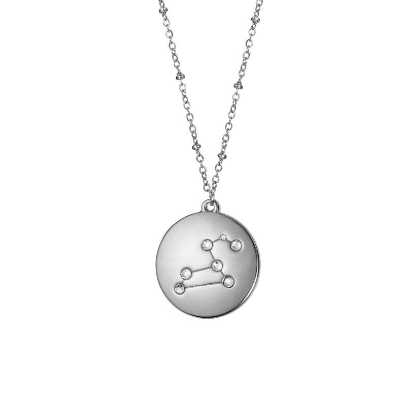 Geometric Disc Star Sign Necklace - Jewelled Me