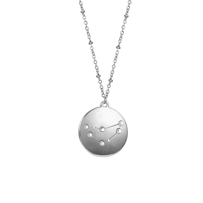 Geometric Disc Star Sign Necklace - Jewelled Me