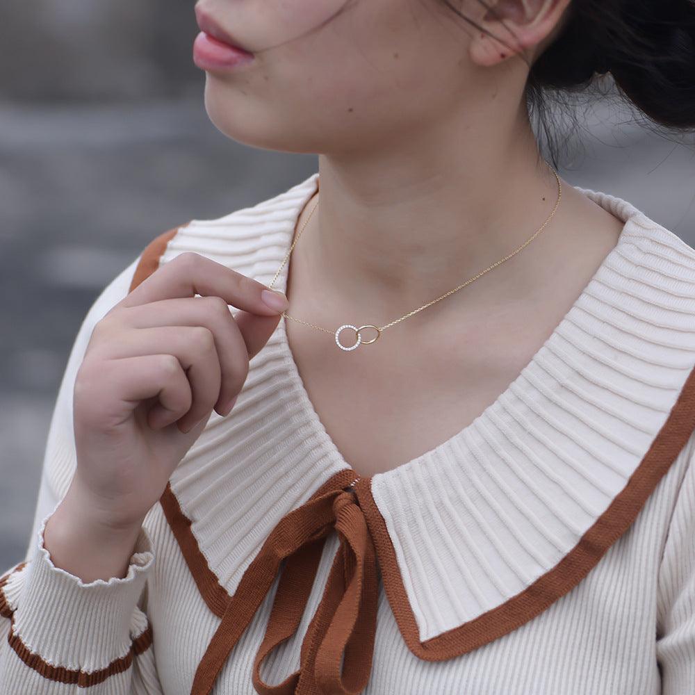Forever Linked Jewelled Necklace - Jewelled Me