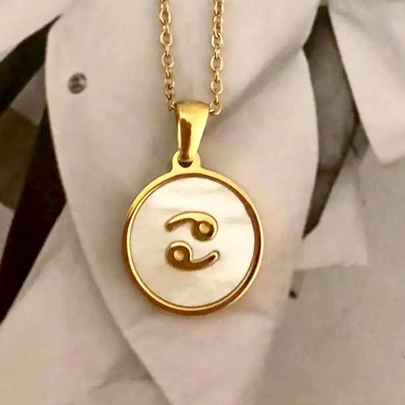 Cute Star Shell Zodiac Necklace - Jewelled Me
