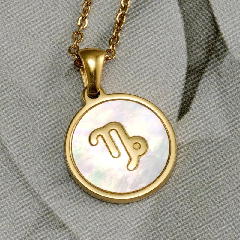 Cute Star Shell Zodiac Necklace - Jewelled Me