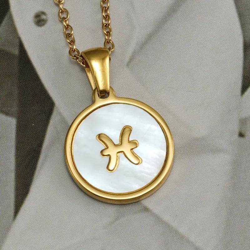 Cute Star Shell Zodiac Necklace - Jewelled Me