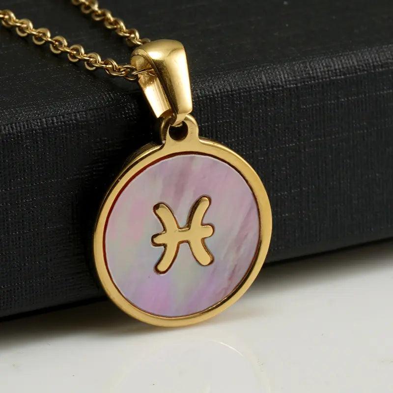 Cute Star Shell Zodiac Necklace - Jewelled Me