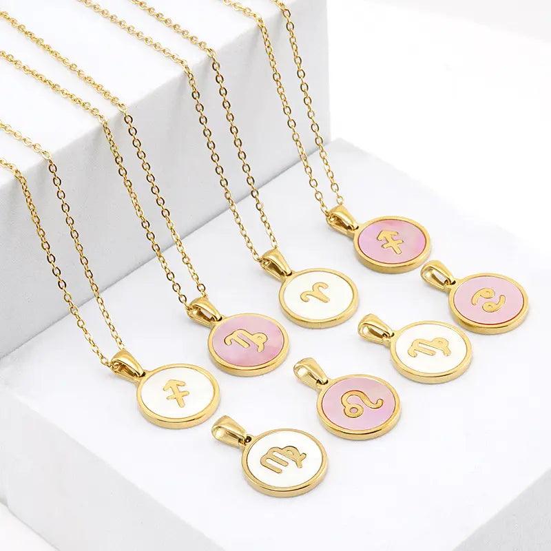 Cute Star Shell Zodiac Necklace - Jewelled Me