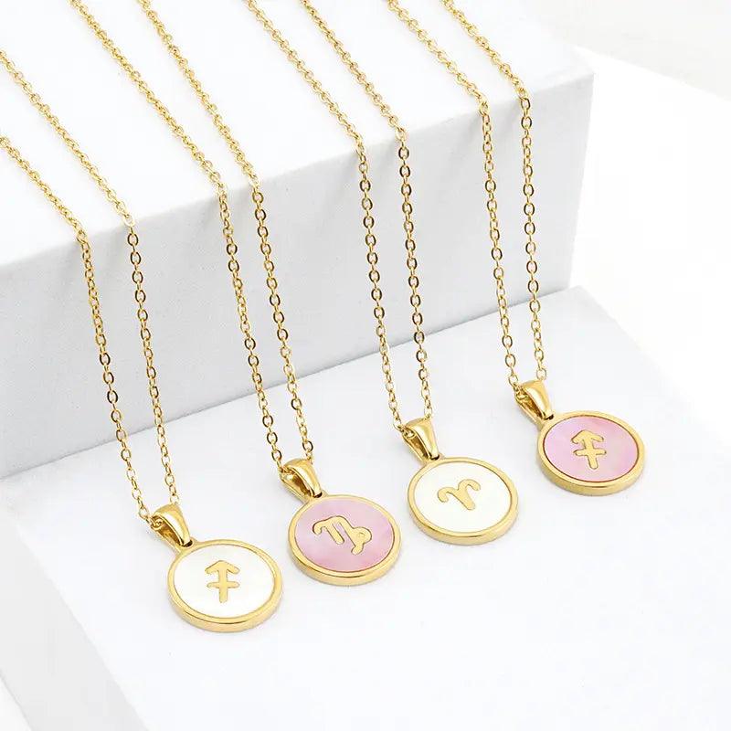 Cute Star Shell Zodiac Necklace - Jewelled Me