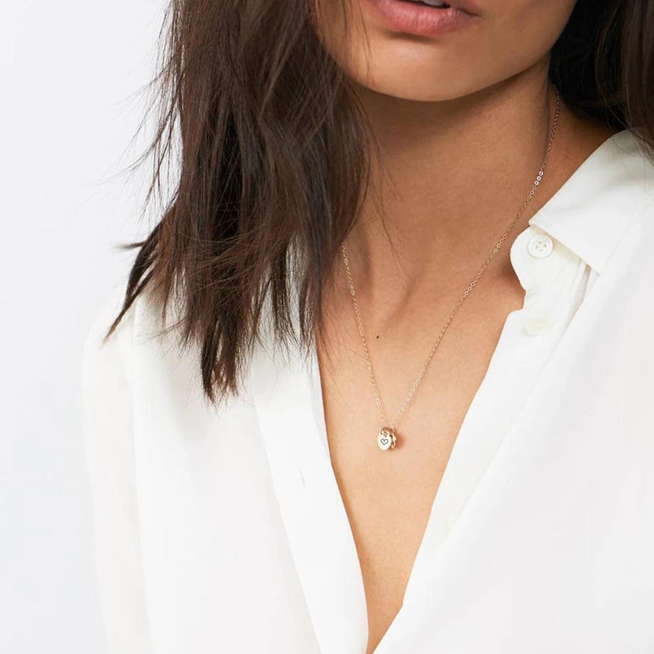 Custom Multiple Initial Disc Necklace - Jewelled Me
