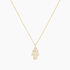 Classic Pave Hamsa Necklace - Jewelled Me