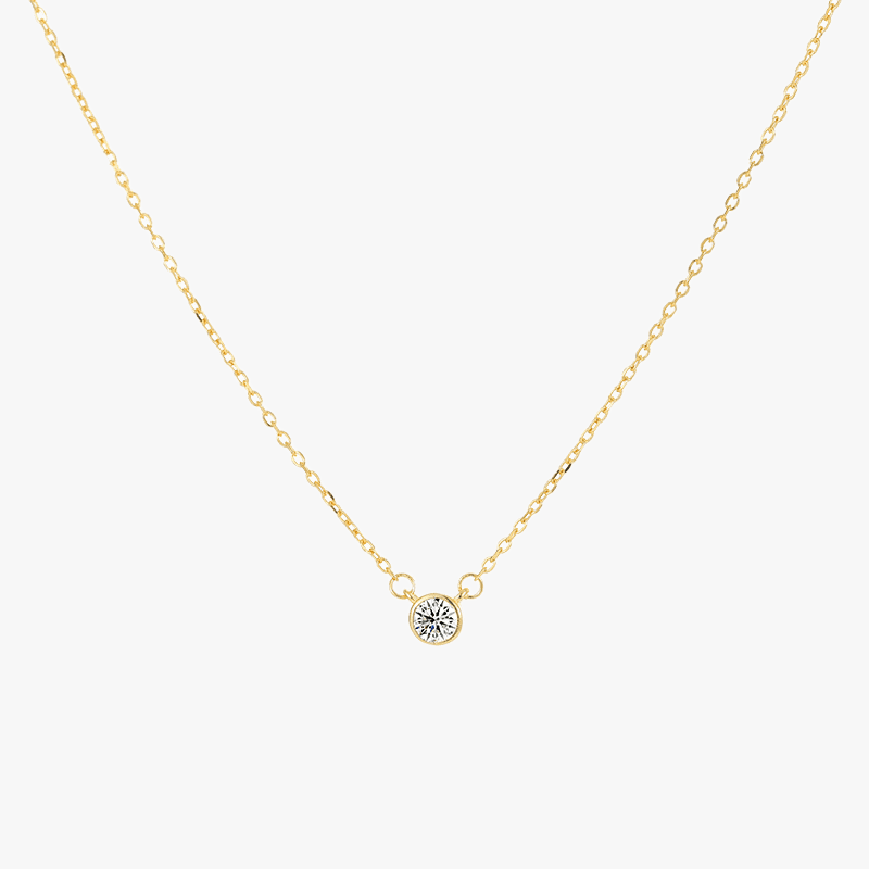 Classic Jewelled Bezel Necklace - Jewelled Me