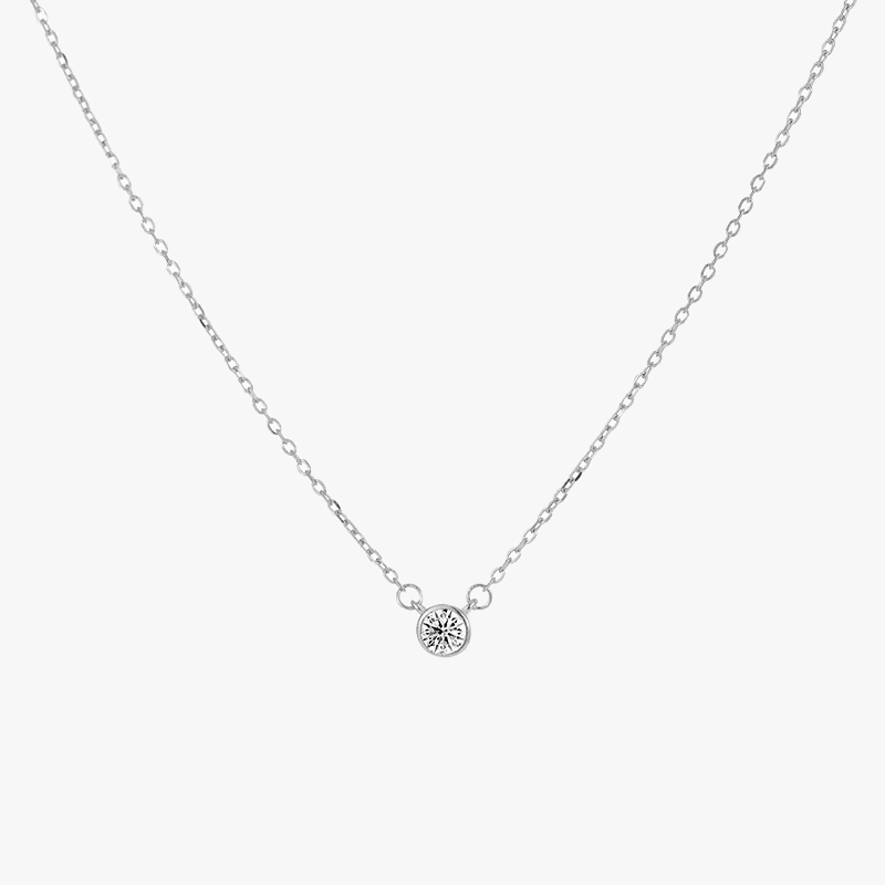 Classic Jewelled Bezel Necklace - Jewelled Me