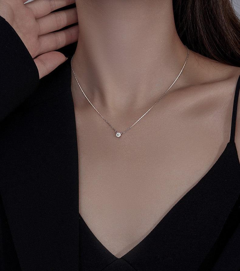 Classic Jewelled Bezel Necklace - Jewelled Me