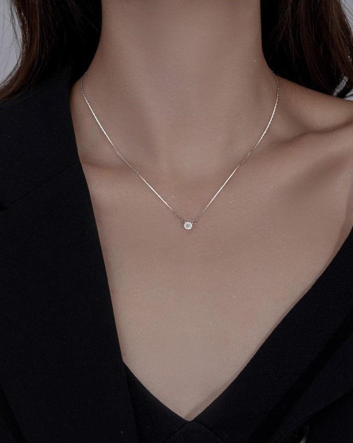 Classic Jewelled Bezel Necklace - Jewelled Me