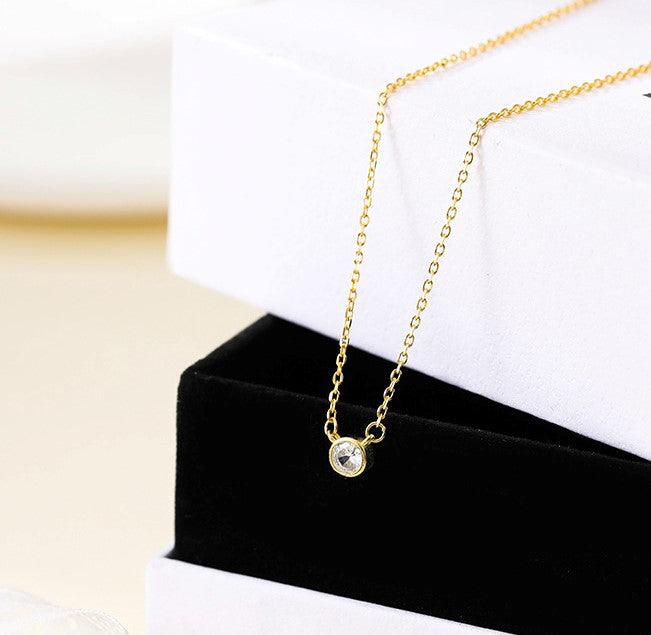 Classic Jewelled Bezel Necklace - Jewelled Me