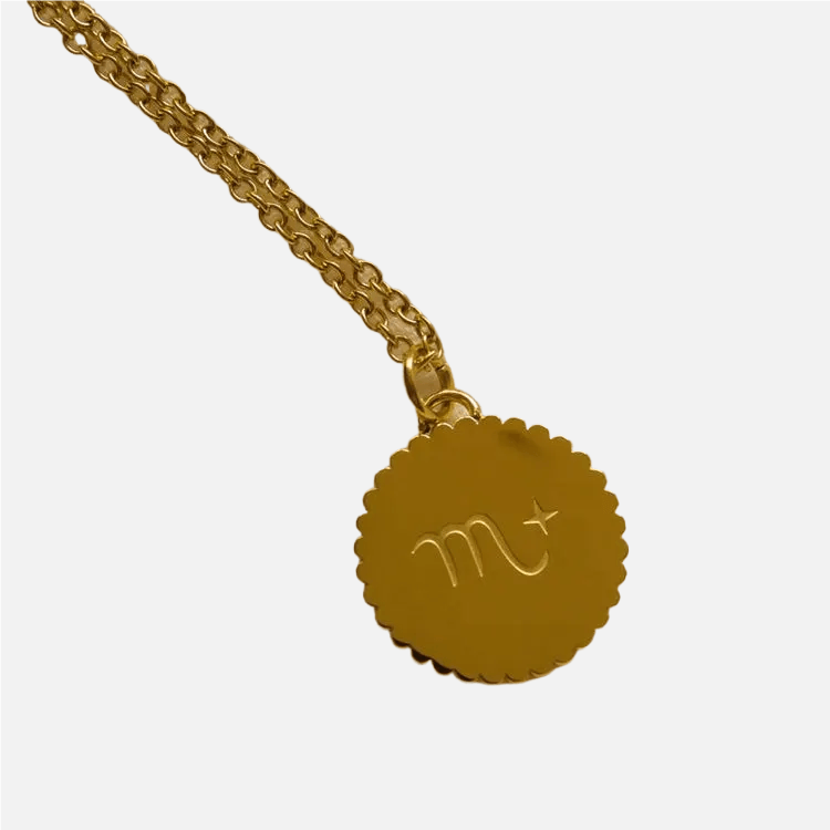 Dainty Zodiac Pendant - Jewelled Me