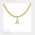 Custom ICED Cuban Link Name Necklace (14k Gold-Plated) - Jewelled Me