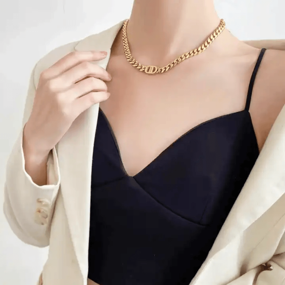 Custom Initial & Name Chain Necklace & Bracelet - Jewelled Me