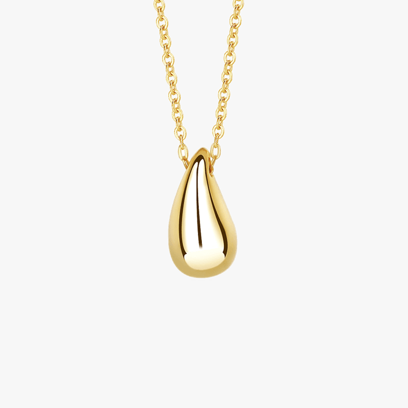 Vermeil Droplet Necklace - Jewelled Me