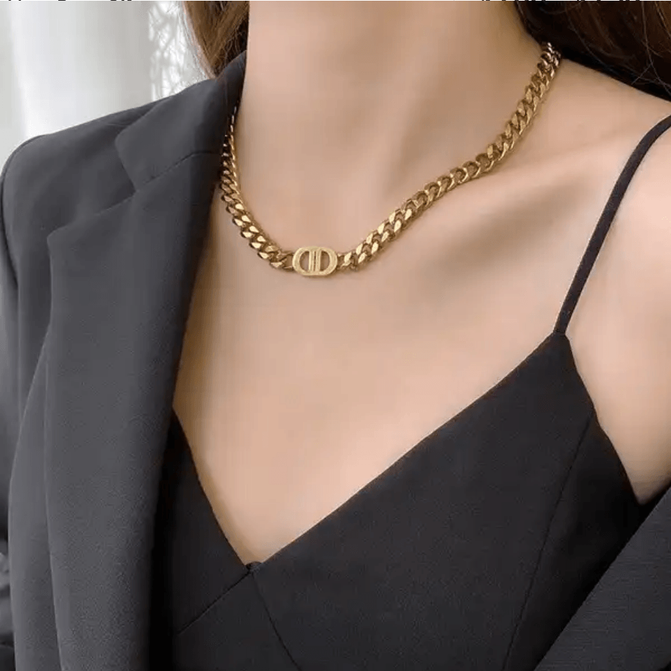 Custom Initial & Name Chain Necklace & Bracelet - Jewelled Me