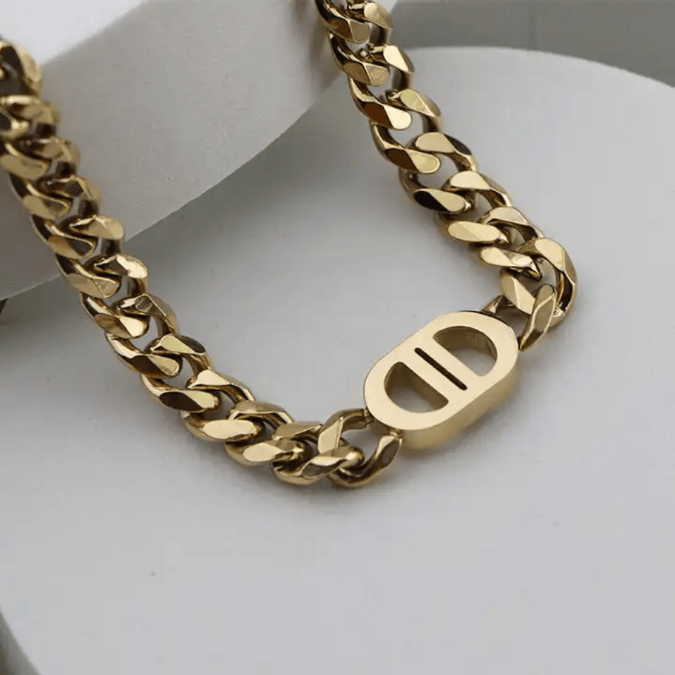 Custom Initial & Name Chain Necklace & Bracelet - Jewelled Me