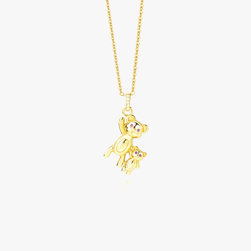The Together Teddy Necklace - Jewelled Me