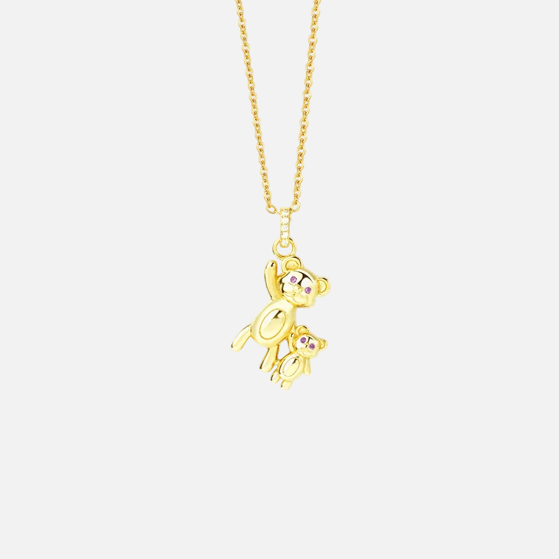 The Together Teddy Necklace - Jewelled Me