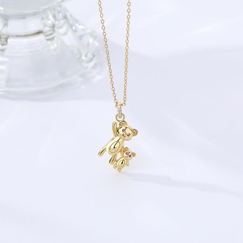 The Together Teddy Necklace - Jewelled Me