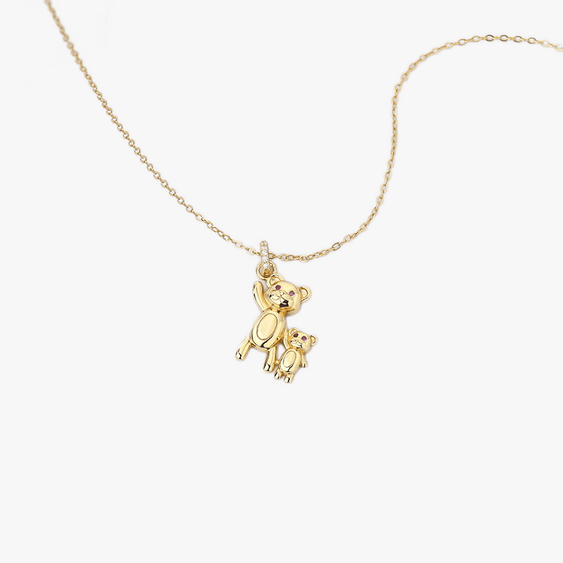 The Together Teddy Necklace - Jewelled Me