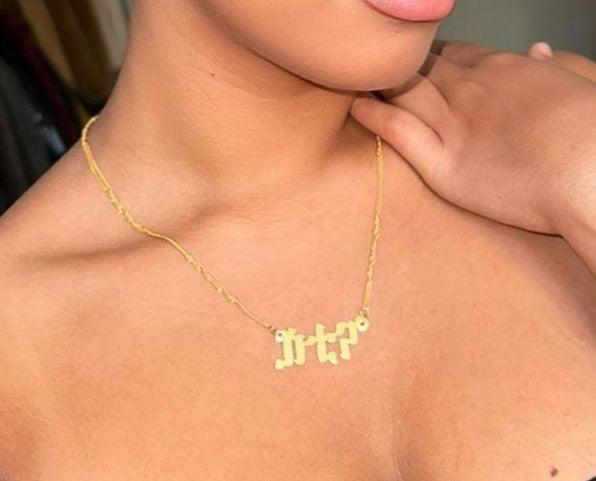 Custom Language Necklaces - Jewelled Me