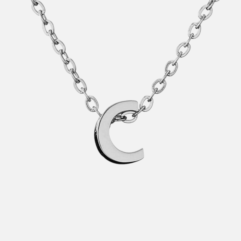 Dainty Initial Necklace (14k Gold-Plated) - Jewelled Me