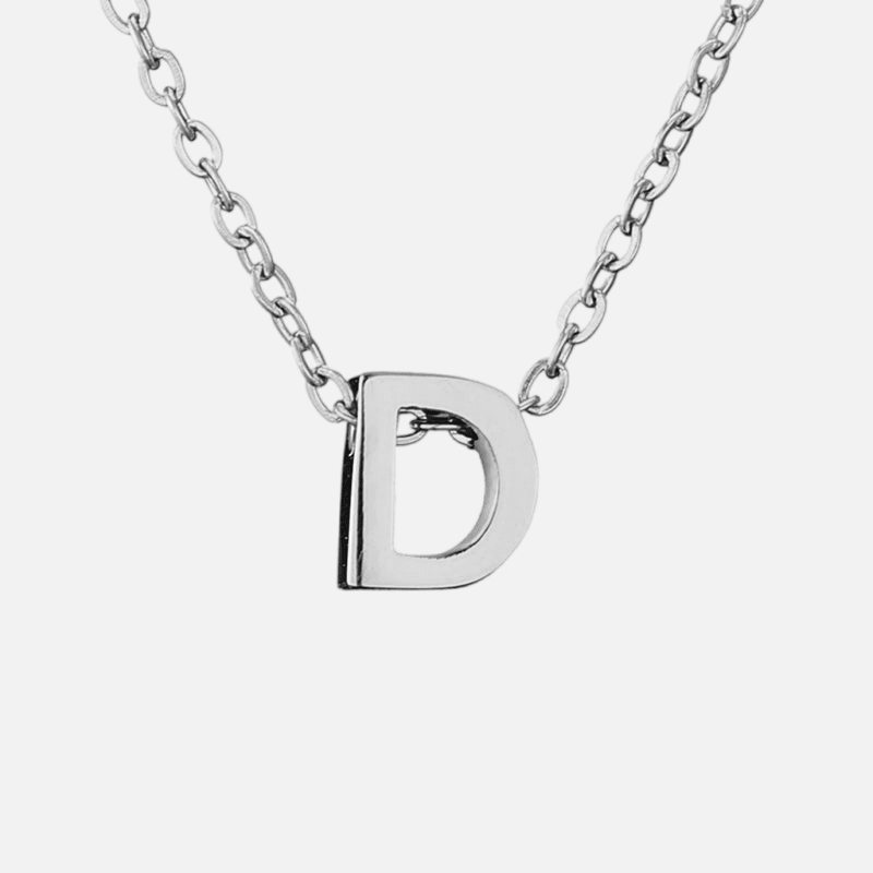 Dainty Initial Necklace (14k Gold-Plated) - Jewelled Me
